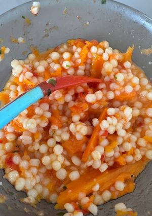 O poză a rețetei Cous-cous cu legume ptr bebelusi de 9 luni +.