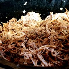 A picture of My Slow cooked Pulled Pork. 😍.