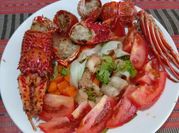 Gambar lobster rebus