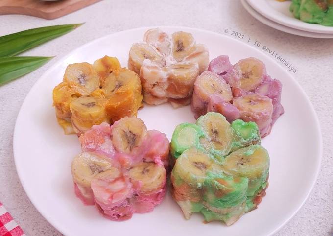 Anti Ribet, Bikin Kue Nagasari Kulit Roti Tawar 5 Warna-perempat final foodplace Sederhana Dan Enak