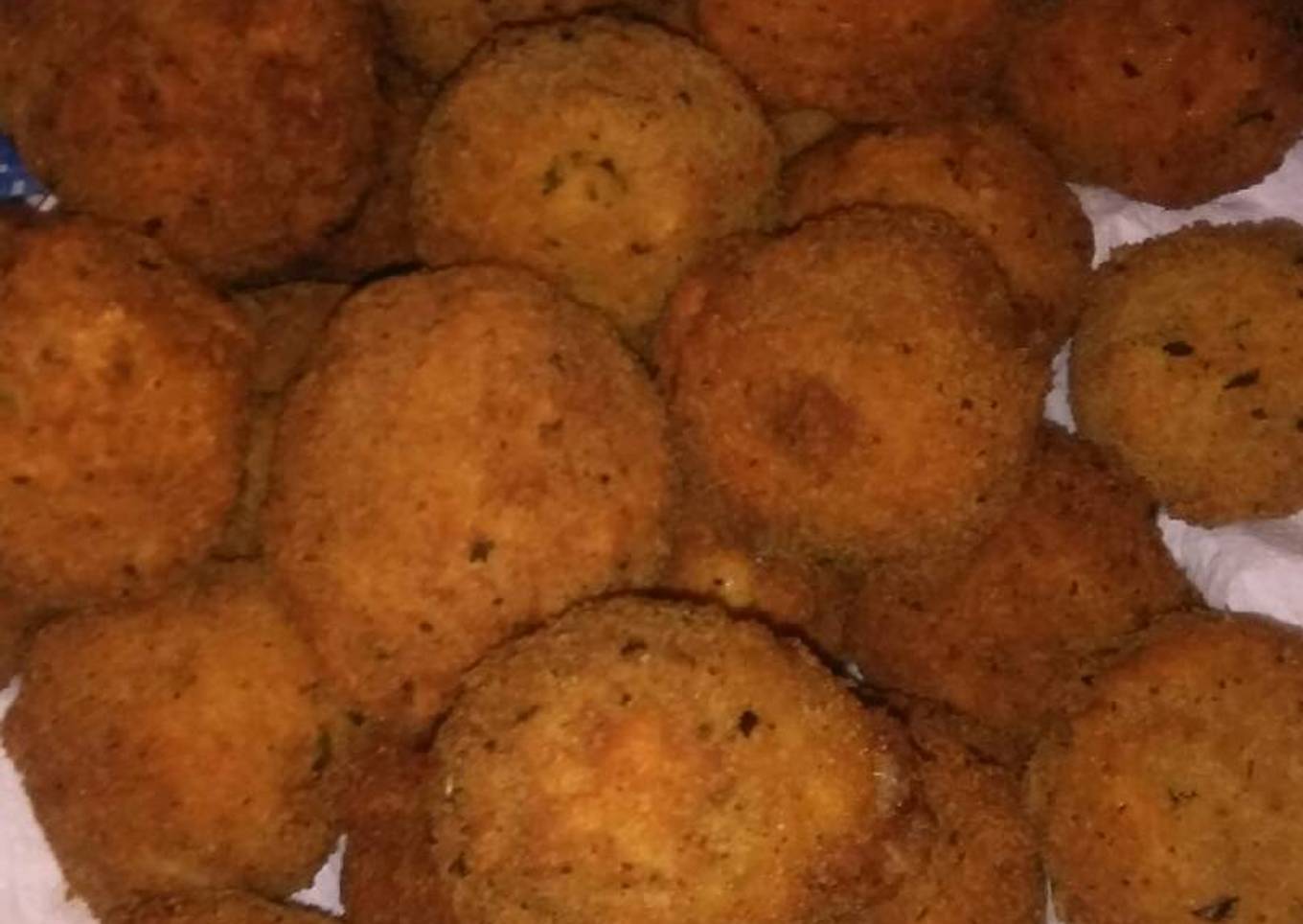 Croquetas caseras de carne picada y jamón dulce