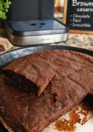 Una foto de Brownie de choco y lentejas