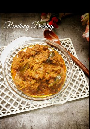 Gambar Rendang Daging Tanpa Kerisik