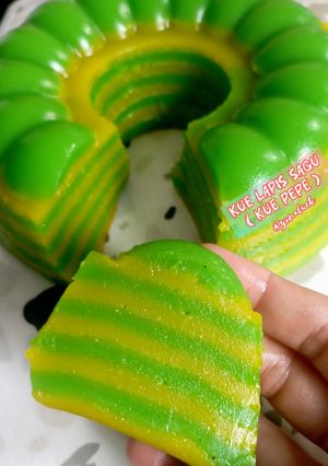 Foto resep Kue Lapis Sagu (Kue Pepe)