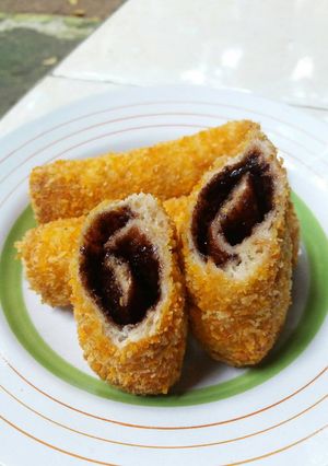 Foto resep Roti Tawar Goreng isi cokelat