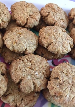 Una foto de Cookies de avena y naranja