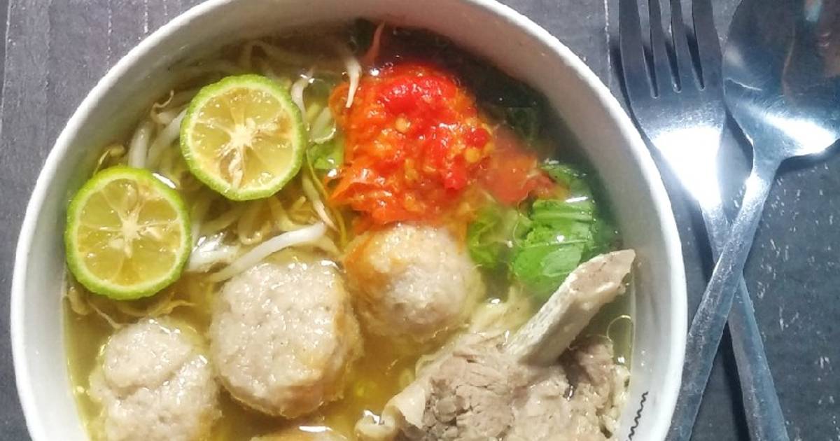 66 resep bumbu kuah bakso sapi enak dan sederhana ala