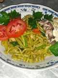 Mie Goreng Hijau Homemade (Mie Sawi Hijau)