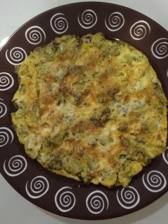 Una foto de Tortilla de brócoli
