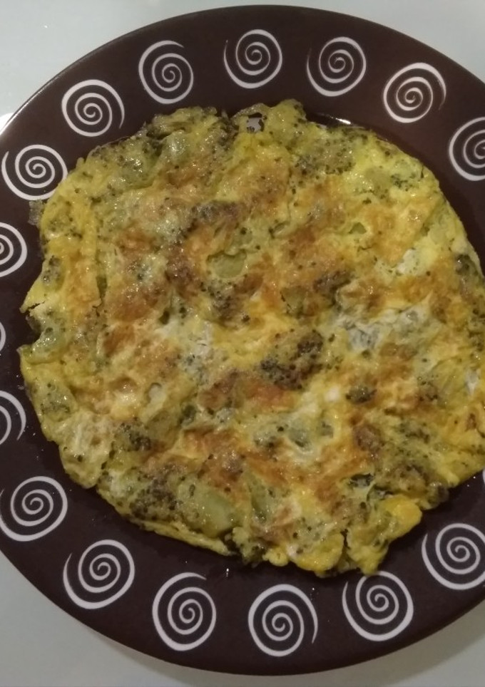 Una foto de Tortilla de brócoli