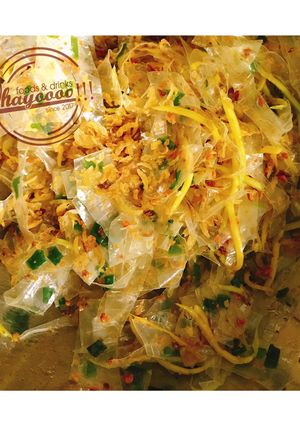 Hình của món Bánh tráng trộn.