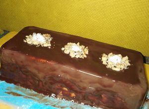 Una foto de Postre coco-cocoa