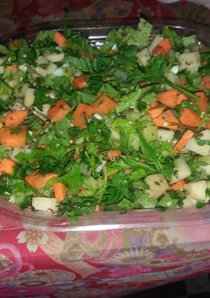 Una foto de Vianda de verduritas y mix de semillas