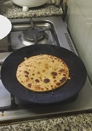 A picture of Cheese parantha.