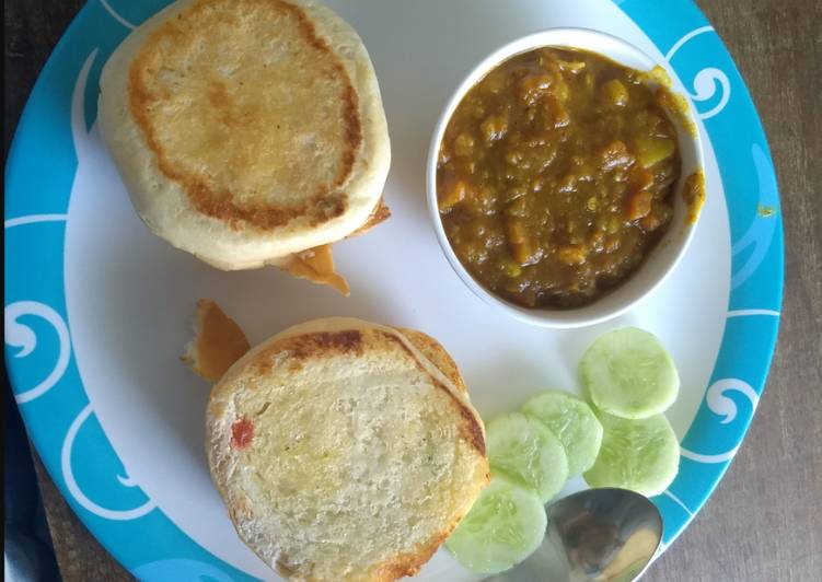 Steps to Prepare Super Quick Homemade Pav Bhaji