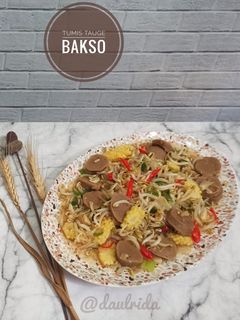 Foto resep Tumis Tauge Bakso