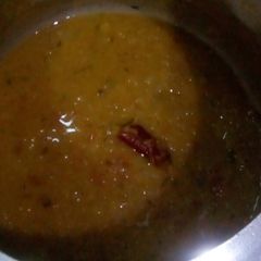 A picture of Simple dal with a twist.