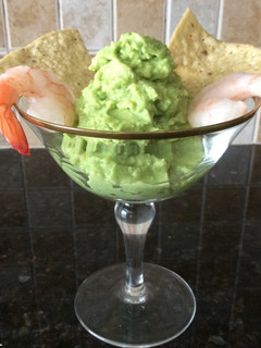 A picture of Shrimp and Avocado Dip Cocktail.