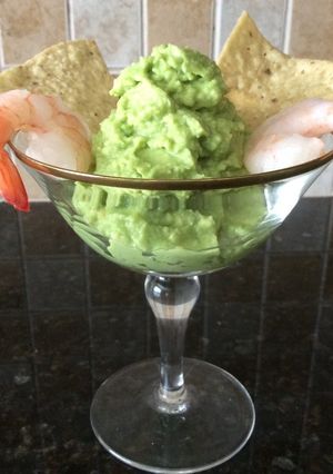 A picture of Shrimp and Avocado Dip Cocktail.
