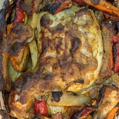 A picture of Chicken tandury.