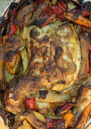 A picture of Chicken tandury.