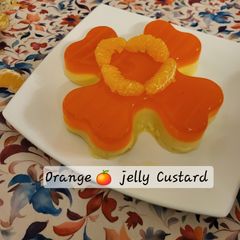 Orange 🍊 jelly Custard A picture of Orange 🍊 jelly Custard.