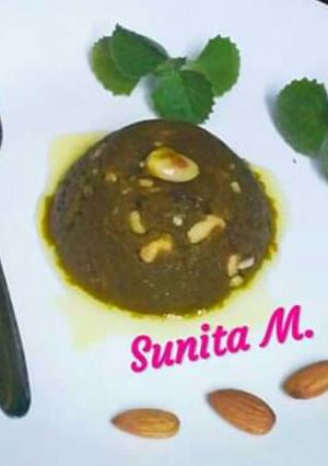 A picture of Ajwain_halwa.