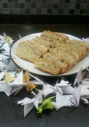Una foto de Budín de banana