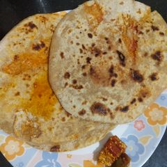 A picture of Gajari paratha.