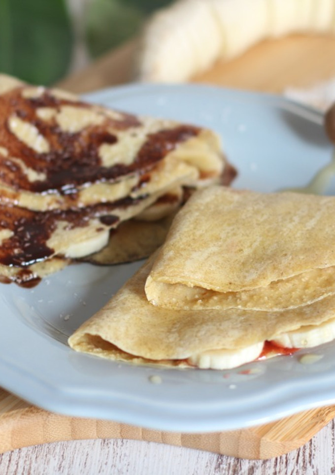 Una foto de Crepes de Avena