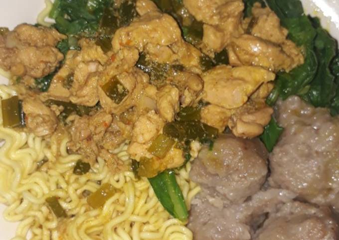 Resep Mie Ayam Khas Kampung Kuah Ayam Oleh Marbellsgd Cookpad