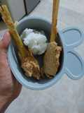 Sate Pentul Ayam & Hati Ayam (MPASI 10 bln)
