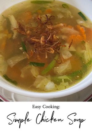 Foto resep Easy Cooking: Simple Chicken Soup