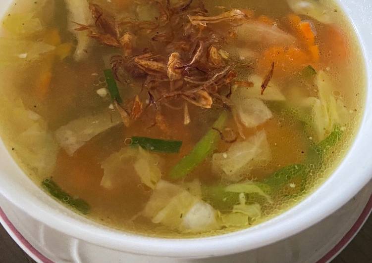 Resep Easy Cooking: Simple Chicken Soup, Bisa Manjain Lidah