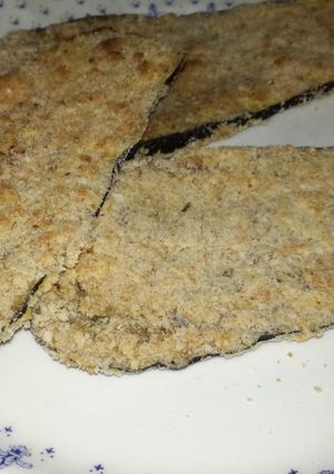 Una foto de Milanesa de berenjena