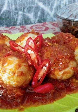 Foto resep Telur masak bumbu bali