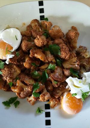 Una foto de Coliflor al pimentón