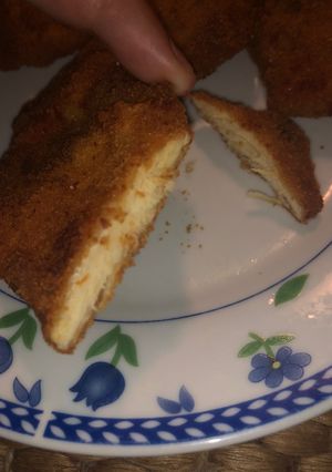 Una foto de Pechuga empanada fácil