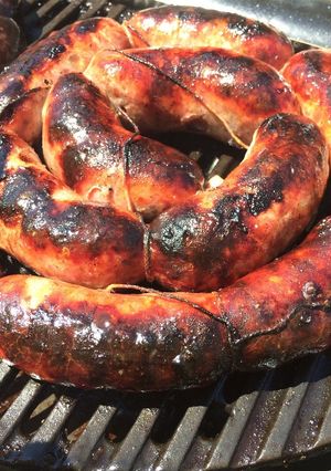 Una foto de Como hacer los chorizos a la parrilla