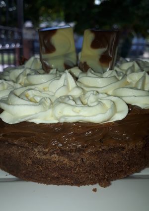 Una foto de Brownie de chocolate