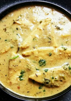 A picture of Dum paneer Kadai restaurant style.