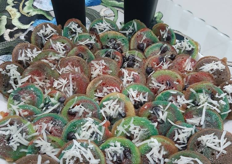 Resep Kue Cubit Rainbow Praktis