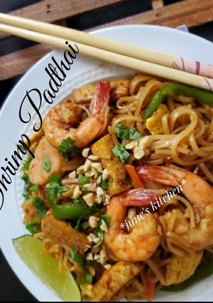 Foto resep Pad thai Udang/Shrimp Pad thai SiJune