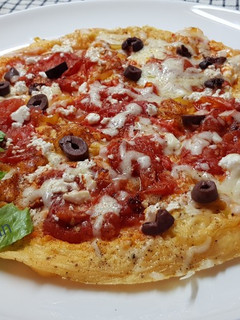 Φωτογραφία της συνταγής Pizza tortilla omelette (στο τηγάνι)