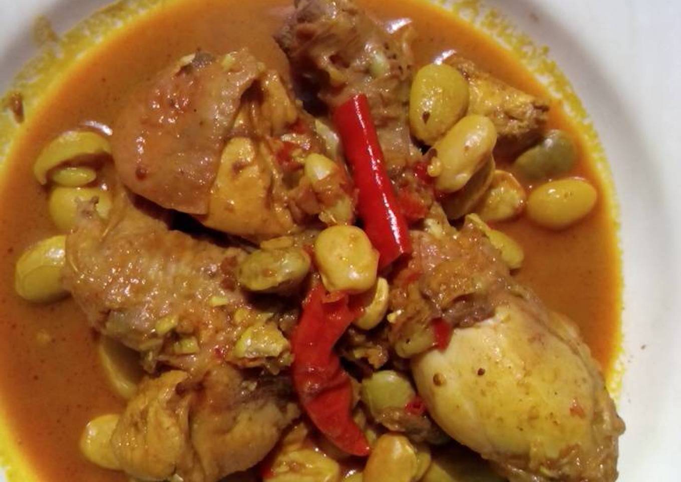Cara Gampang Membuat Rendang Ayam Kacang Merah Anti Gagal