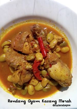 Foto resep Rendang Ayam Kacang Merah