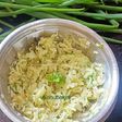 Cucumber,Mint and Lemon grass Koshimbir with Tulsi leaves