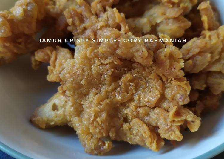 Resep Jamur Crispy Simple, Menggugah Selera