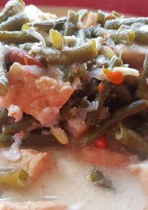 Foto resep Sayur Tahu Kacang panjang cabai utuh