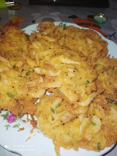 Una foto de Tortillas de camarones del Guadalquivir